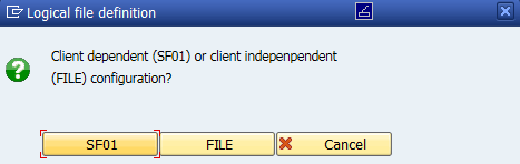 Function button Logical File