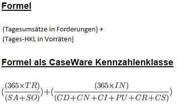 Die Formel für Liquiditätskennzahlen A5.