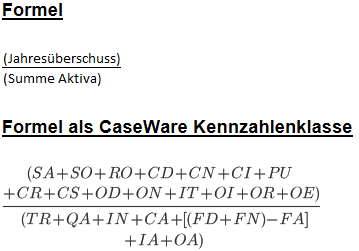 Die Formel für Liquiditätskennzahlen P3.