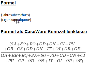 Die Formel für Liquiditätskennzahlen P4.