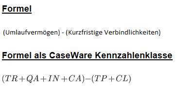 Die Formel für Liquiditätskennzahlen L2.